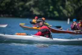 Dave Pinel at Pacific Paddling Symposium