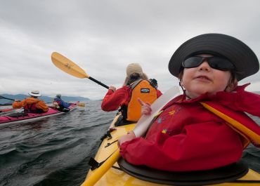 Family Kayaking Vacation Packages on the Coastal Waters of Vancouver Island