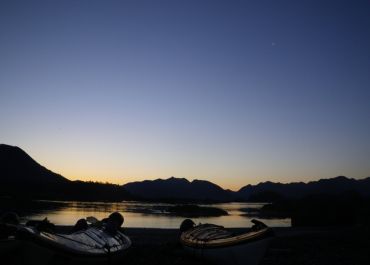 Sunset over Coastal Waters, Vancouver Island BC