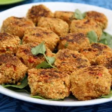 image by FEAST - An Edible Road Trip salmon cake appetizer